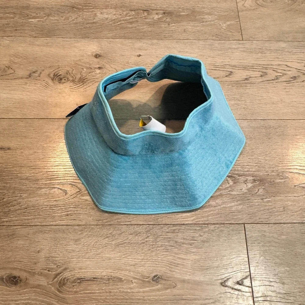 Banana Boat UPF 50+ Blue Terry‎ Cloth Visor Hat One Size Adjust Sun Protection